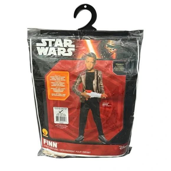 Rubies Star Wars Finn Boy’s Halloween Costume - Size Medium (For Ages 5-7) - Picture 1 of 2